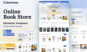 BookChimp – Online Book Store Website Elementor Template Kit