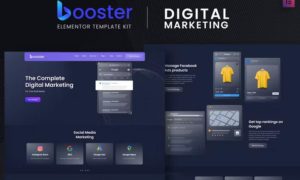 Booster – Digital Marketing Elementor Template Kit