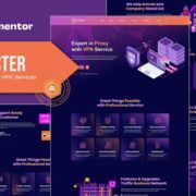 Booster – Proxy & App VPN Service Elementor Template Kit