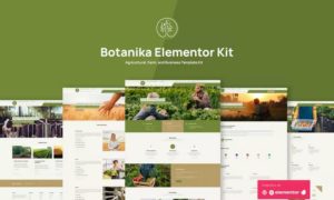 Botanika Agricultural Farm & Business Elementor Template Kit