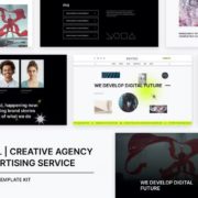 Brutal | Creative Agency & Advertising Service Elementor Template Kit