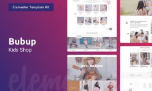 Bubup — Kids Store & Baby Shop Elementor Template Kit