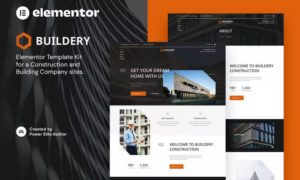 Buildery – Construction & Building Company Elementor Template Kit