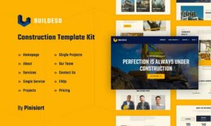 Buildeso – Construction & Building Elementor Template Kit