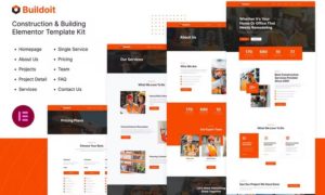 Buildoit | Construction & Building Elementor Template Kit