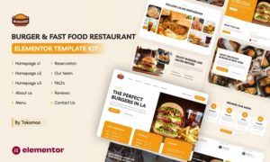 Burgero | Burger & Fast Food Restaurant Elementor Template Kit