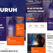 Buruh – Laser Cutting & Engineering Company Elementor Template Kit