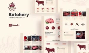 Butcha – Butchery Shop Elementor Template Kit