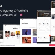 Byra – Creative Agency & Modern Portfolio Elementor Template Kit
