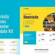 Cabel – Electricity Services Elementor Template Kit