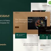 Cakecane – Cake & Pastry Elementor Template Kit