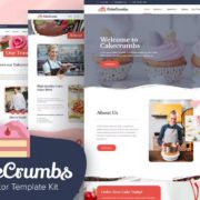 Cakecrumbs – Bakery Elementor Template kit