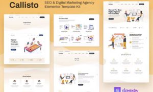 Callisto – SEO & Digital Marketing Agency Elementor Template Kit