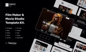 Cameos | Film Maker & Movie Studio Elementor Template Kit