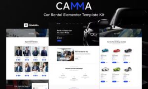 Camma – Car Rental Elementor Template Kit