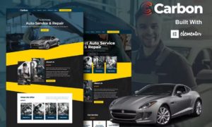 Carbon – Car Service Elementor Template Kit