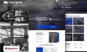 Cargox – Logistic & Transportation Elementor Pro Template Kit