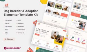 Carine | Dog Breeder & Adoption Elementor Template Kit