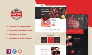 Carne – Meat Shop Elementor Template Kit