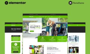 Caroze – Charging Station &EV Servicing Elementor Pro Full Site Template Kit