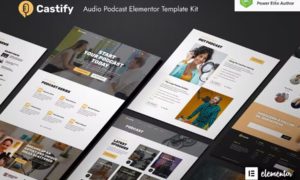 Castify – Audio Podcast Elementor Template Kit