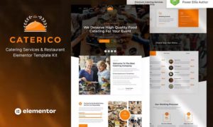 Caterico – Catering Services & Restaurant Elementor Template Kit