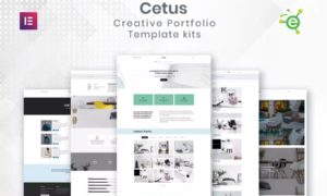 CETUS – Creative Portfolio Elementor Template Kit