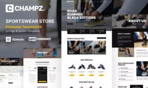 Champz – Sneakers & Sports Apparel Online Store Template Kit