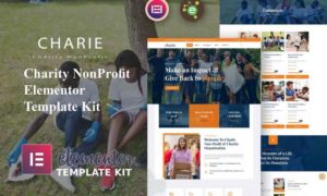 Charie – Charity NonProfit Elementor Template Kit