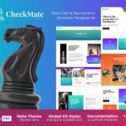 CheckMate – Chess Club & Tournaments Elementor Template Kit