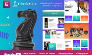 CheckMate – Chess Club & Tournaments Elementor Template Kit