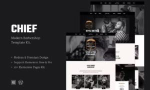 Chief – Modern Barbershop Template Kit