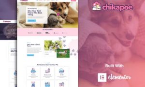 Chikapoe – Pet Care & Veterinary Elementor Template Kit