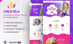 ChildZilla – Kindergarten & Childcare Elementor Template Kit