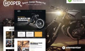 Chooper – Custom Motorcycle Garage Elementor Template Kit