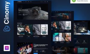 Cinomy – Movie TV & Streaming Services Elementor Template Kit