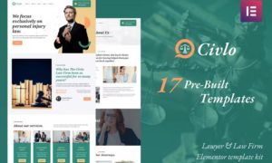 Civlo – Lawyer & Law Office Elementor Template Kit