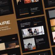 Claire – Personal Portfolio Elementor Template Kit