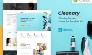 Cleanary – Cleaning Service Company Elementor Template Kit