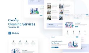 Cleanly – Cleaning Service Elementor Template Kit