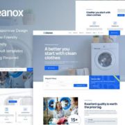 Cleanox – Laundry Service Elementor Template Kit