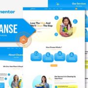Cleanse – Cleaning Services Elementor Template Kit
