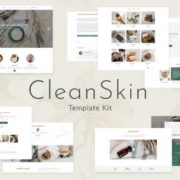 CleanSkin | Handmade Organic Soap & Natural Cosmetics Template Kit