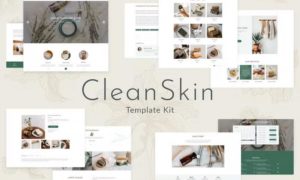 CleanSkin | Handmade Organic Soap & Natural Cosmetics Template Kit