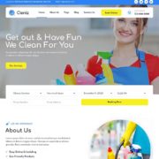 Cleniz – Cleaning Services Elementor Template Kit