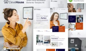 Clevehouse – Smart Home Automation Elementor Template Kit