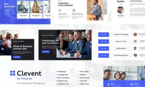 Clevent | Event & Conference Elementor Template Kit