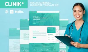 CLINIK – Hospital & Clinical Health Care Elementor Template Kit