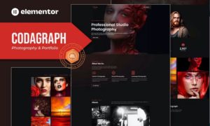 Codagraph – Photography & Portfolio Elementor Template Kit