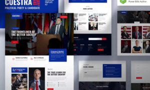 Coestra – Political Party & Candidate Elementor Template Kit